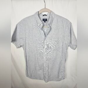 J. Crew Men's Casual Blue Button Down Shirt